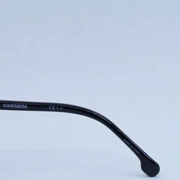 CARRERA 1047/S 0807 M9 Sunglasses Black Aviator Frame, Grey Polarized Lenses